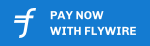 A prompt to pay now with flywire.